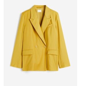 H&M Oversized Double Breasted Jacket